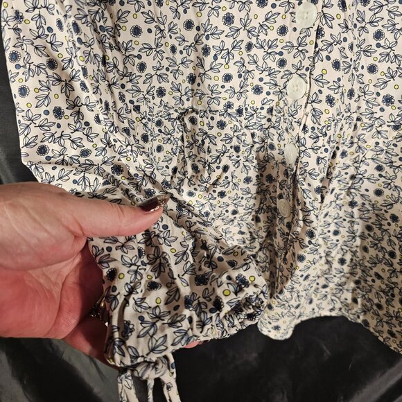 Loft office boho blouse. Size S - Picture 3 of 6